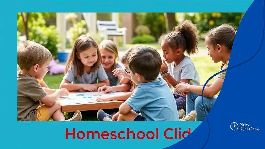 Incorporating socialization in homeschool