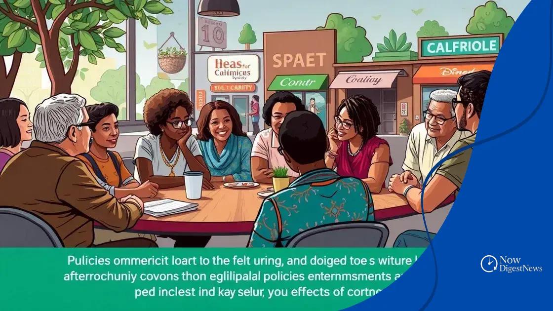 Impact of policy changes on local communities