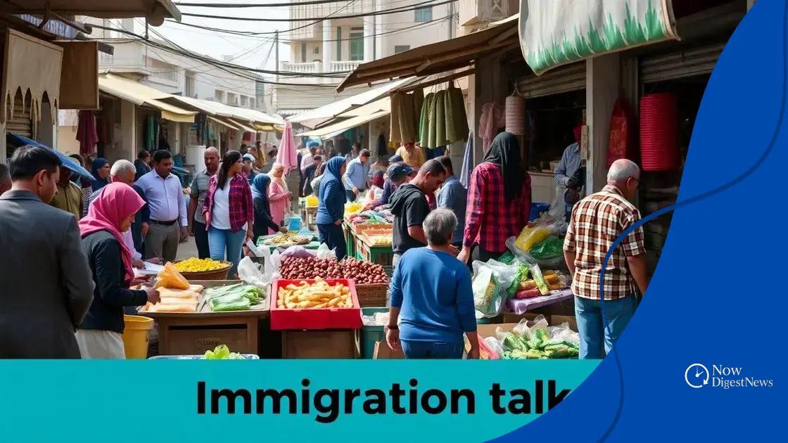 Impact of immigration talks on local economies