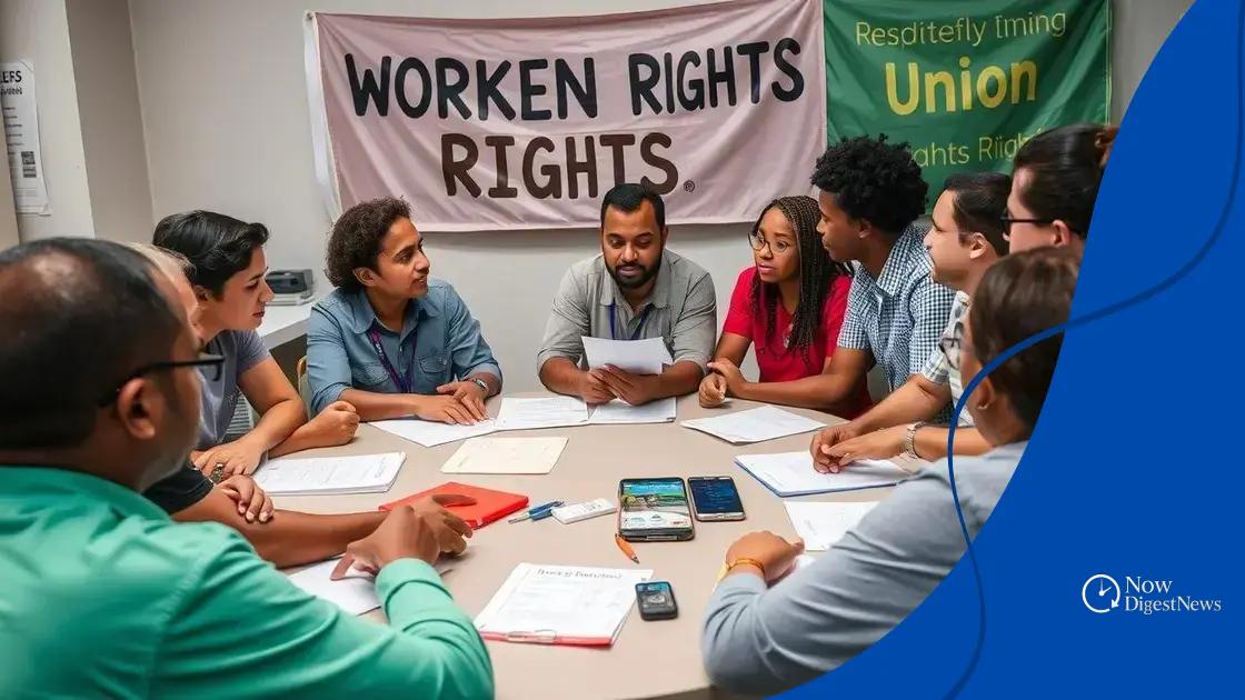 How labor unions support workers