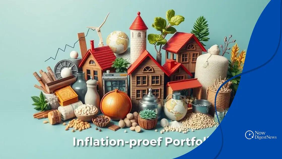 Diversification strategies for inflation-proof portfolios