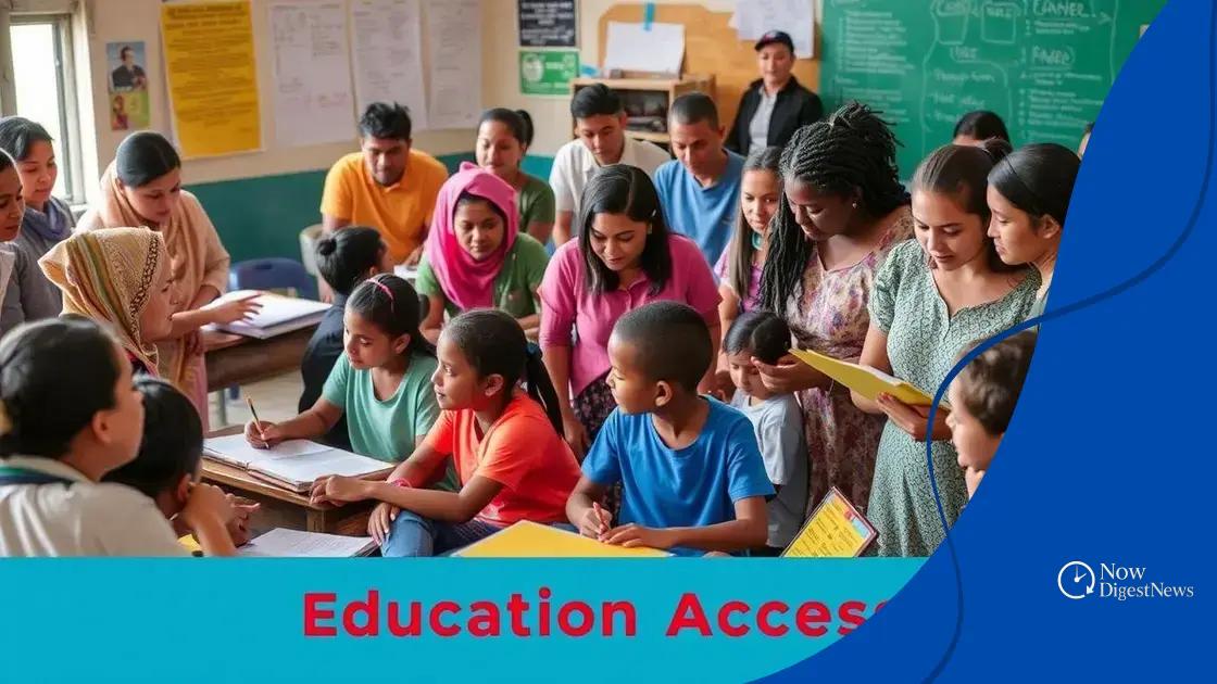 The role of community in education access