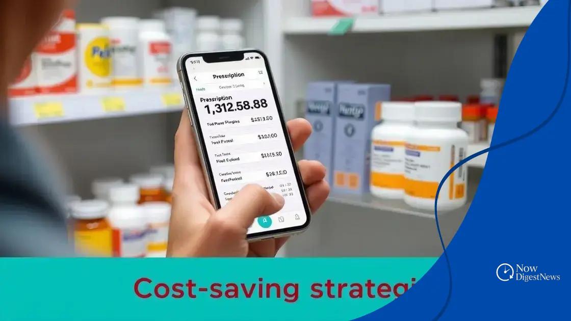 Strategies for reducing prescription expenses