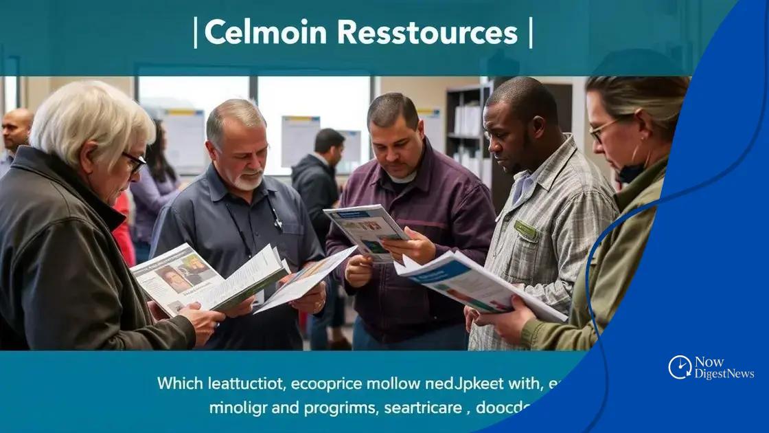 Key programs and resources available