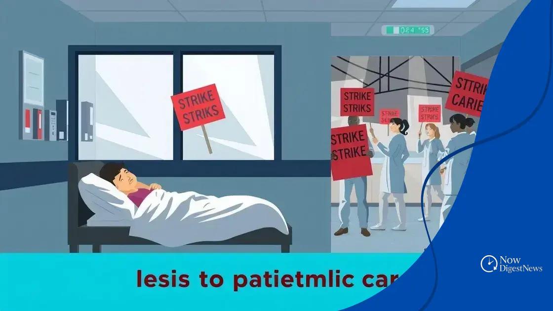 What NHS strikes mean for patient care
