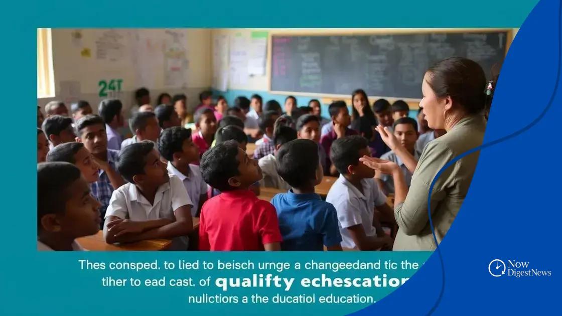 Impact on students and educational quality