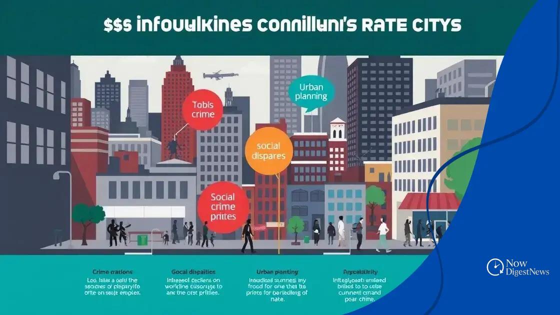 Factors influencing crime rates in major cities